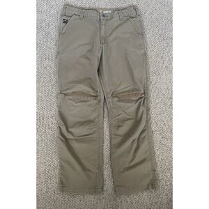 Carhartt Relaxed Fit Pants Khaki Brown Men's‎ Size 38 x 32 Canvas Work